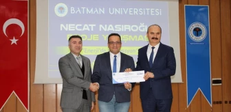 Batman Üniversitesi ve Necat Nasıroğlu Proje Yarışması Sonuçlandı