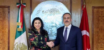 Dışişleri Bakanı Hakan Fidan, Meksika Temsilciler Meclisi Başkanı Marcela Guerra Castillo ile görüştü