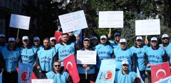 Samsun'da enerji işçileri 'refah payı' talebinde bulundu