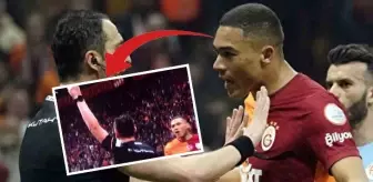 Galatasaraylı Carlos Vinicius'un hakeme küfürlü tepkisi sosyal medyanın gündeminde