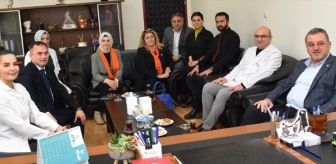 AK Parti Amasya Milletvekili Hasan Çilez, Merzifon Kara Mustafa Paşa Devlet Hastanesi'ni ziyaret etti