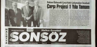 Malatya'da Sonsöz Gazetesi 28 Şubat'ı siyah-beyaz baskıyla protesto etti
