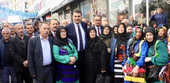 Demokrat Parti Genel Başkanı Gültekin Uysal, Şalpazarı'nda aday tanıtım programında konuştu