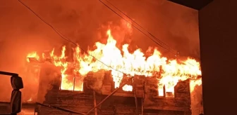 Karabük'ün Yenice ilçesinde ahşap evde çıkan yangın söndürüldü