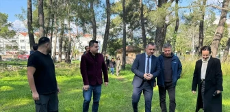 Kemer Kaymakamı Ahmet Solmaz, Idyros Antik Kenti'ni ziyaret etti