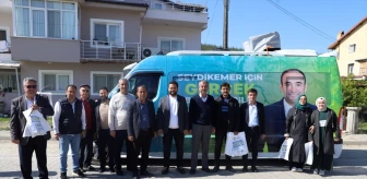 Seydikemer Belediye Başkanı ve Cumhur İttifakı adayı Bayram Önder Akdenizli, seçim çalışmaları kapsamında vatandaşları evinde ziyaret etti