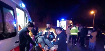 Çorlu'da Otomobil Kazası: 2 Kişi Yaralandı