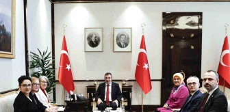 IFRC Başkanı Kate Forbes, Cumhurbaşkanı Yardımcısı Cevdet Yılmaz'ı ziyaret etti