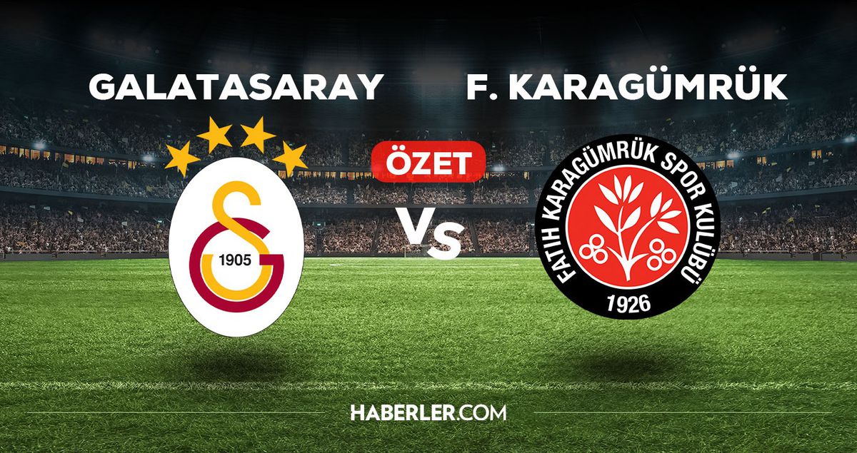Galatasaray Fatih Karagümrük maç özeti ve golleri izle! (VİDEO) Galatasaray Fatih Karagümrük maçı özeti! Golleri kim attı, maç kaç kaç bitti?