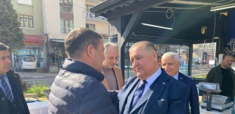 Bartın Belediye Başkanı Hüseyin Fahri Fırıncıoğlu esnaf ziyaretinde