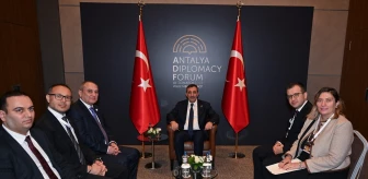 Cumhurbaşkanı Yardımcısı Cevdet Yılmaz, Yeni Azerbaycan Partisi Genel Başkan Yardımcısı ve Genel Sekreteri Tahir Budagov'u Kabul Etti