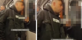 İstanbul'da bir şahıs metroda uyuşturucu madde kullanırken görüntülendi