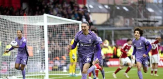 Liverpool, Nottingham Forest'u son dakika golüyle yendi