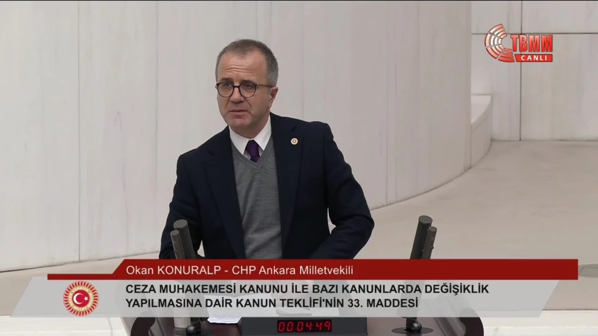 CHP Milletvekili Okan Konuralp, Kişisel Verilerin Korunması Kanunu'nda yapılan değişiklikleri eleştirdi