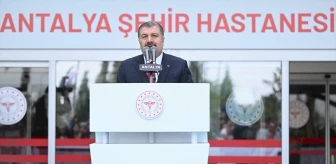 Sağlık Bakanı Fahrettin Koca, Antalya Şehir Hastanesi'nin açılışını yaptı