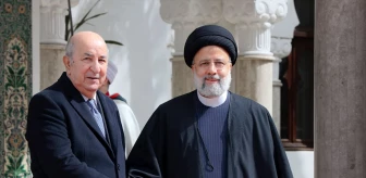 Cezayir Cumhurbaşkanı Tebbun, İran Cumhurbaşkanı Reisi ile görüştü