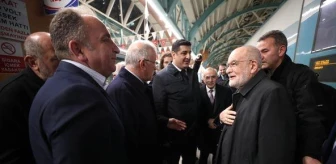 Saadet Partisi Genel Başkanı Temel Karamollaoğlu Yüksek Hızlı Treni Kullanarak Sivas'a Gitti