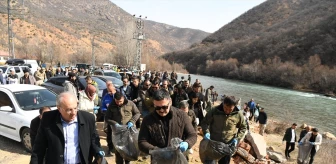 Tunceli'de Munzur Vadisi Milli Parkı'nda Çöp Toplama Etkinliği Düzenlendi
