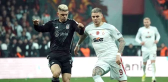 Beşiktaş, Galatasaray'a 1-0 mağlup oldu