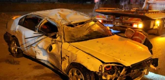 Edirne'de Alkollü Sürücünün Kullandığı Otomobil Takla Attı: 2 Yaralı