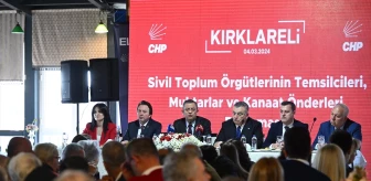 CHP Genel Başkanı Özgür Özel, Babaeski'de halk buluşmasında konuştu