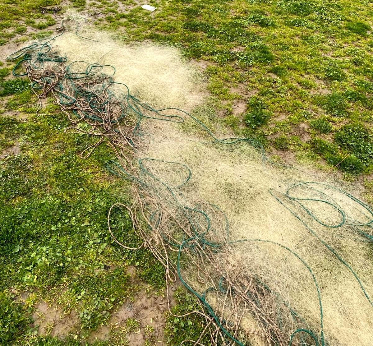 Düzce'de yasadışı avcılık denetiminde 250 metre uzunluğunda ağ yakalandı