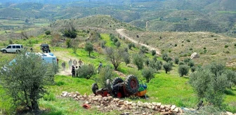 Manavgat'ta traktör kazası: Bir kişi yaralandı