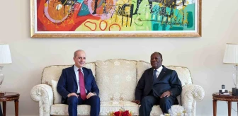 TBMM Başkanı Numan Kurtulmuş, Fildişi Sahili Devlet Başkanı Alassane Outtara ile bir araya geldi