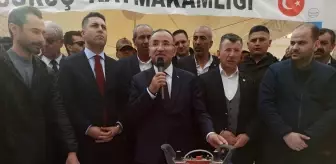 TBMM Başkanvekili Bekir Bozdağ, Suruç'ta seçim bürosu açılışına ve cami temel atma törenine katıldı