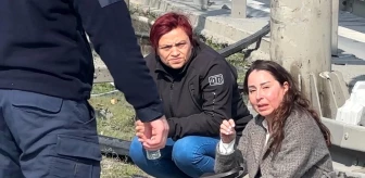 Okmeydanı-Hasdal bağlantı yolunda kadın sürücü takla attı
