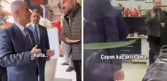 Ticaret Bakanı Bolat'a kaçak çay ikram etmek istedi: Bu söylenir mi ya?