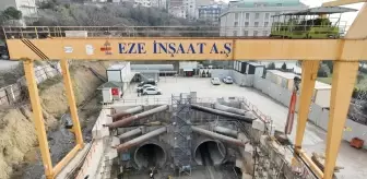 Kocaeli'de Gebze OSB-Darıca Sahil metro hattında çalışmaların yüzde 80'i tamamlandı