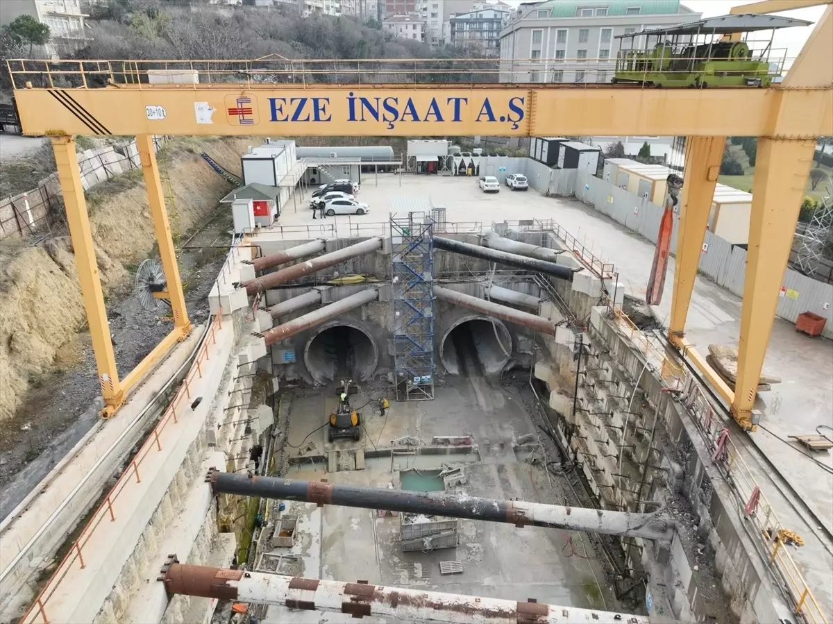 Kocaeli'de Gebze OSB-Darıca Sahil metro hattında çalışmaların yüzde 80'i tamamlandı