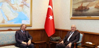 Milli Savunma Bakanı Yaşar Güler, Tunus Büyükelçisi Ahmet Misbah Demircan'ı kabul etti