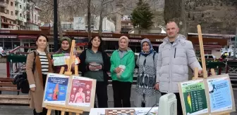 Kayseri'de Necati Kurmel Kız Anadolu Lisesi öğretmen ve öğrencileri Yeşilay Haftası etkinliği düzenledi