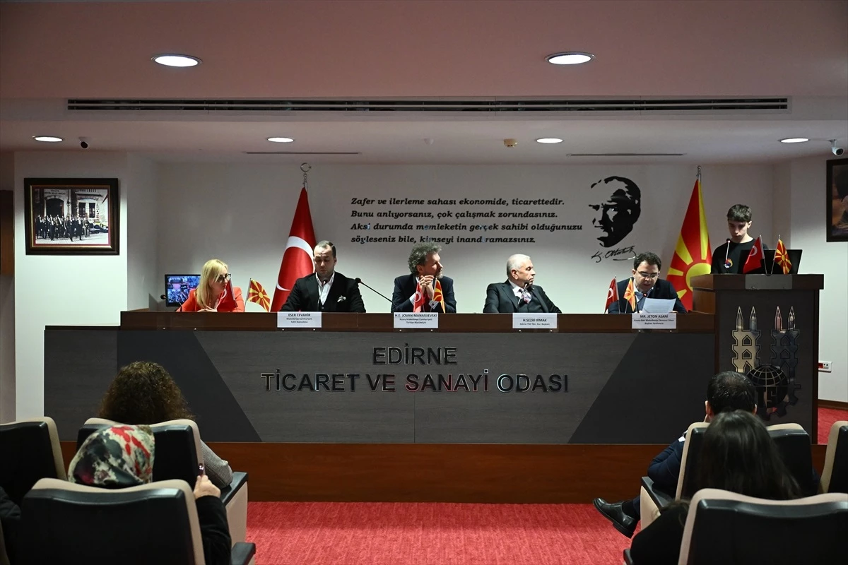 Edirne'de Kuzey Makedonya Tanıtım Günü Düzenlendi