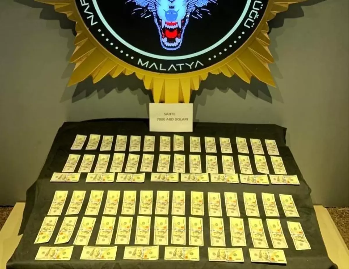 Malatya'da Sahte 7 Bin Dolar Ele Geçirildi