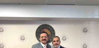 Elazığ Ticaret ve Sanayi Odası Başkanı Mehmet Rifat Hisarcıklıoğlu ile görüştü