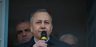 İçişleri Bakanı Ali Yerlikaya, Altındağ Belediye Başkan adayı Veysel Tiryaki ile seçim koordinasyon merkezinin açılışını yaptı