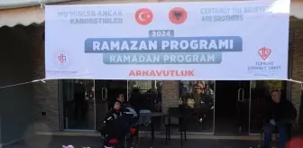 TDV, Arnavutluk'ta ihtiyaç sahibi ailelere gıda yardımı yaptı