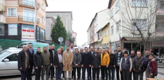 Cumhur İttifakı'nın AK Parti'den Derince Belediye Başkan adayı İbrahim Şirin, esnafa projelerini anlattı