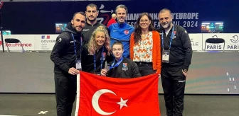 Türk Milli Sporcuları Para Tekerlekli Sandalye Eskrim Avrupa Şampiyonası'nda Gümüş Madalya Kazandı