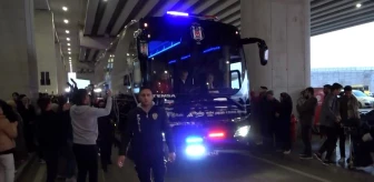 Beşiktaş Gaziantep FK maçı için kente ulaştı