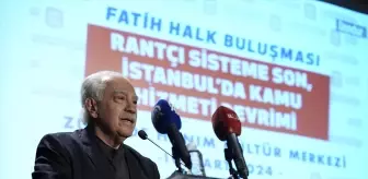 Doğu Perinçek, Fatih'te halk buluşmasına katıldı