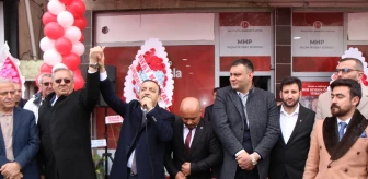 MHP Milletvekili Ahmet Özyürek Şarkışla'da seçim koordinasyon merkezi açılışına katıldı