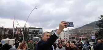 Tokat Belediye Başkanı Eyüp Eroğlu, vatandaşlarla bisiklet sürdü