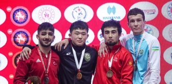 Antalya'da düzenlenen Uluslararası Yaşar Doğu, Vehbi Emre ve Hamit Kaplan Güreş Turnuvası sona erdi