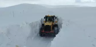 Van Başkale'de çığ nedeniyle kapanan yol açıldı