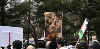 ABD'deki sinagogda Filistinlilere ait gayrimenkul satışı protesto edildi