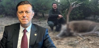AK Parti'nin Eskişehir adayı Nebi Hatipoğlu'nun geyik ve yaban domuzu avladığı görüntüler ortaya çıktı